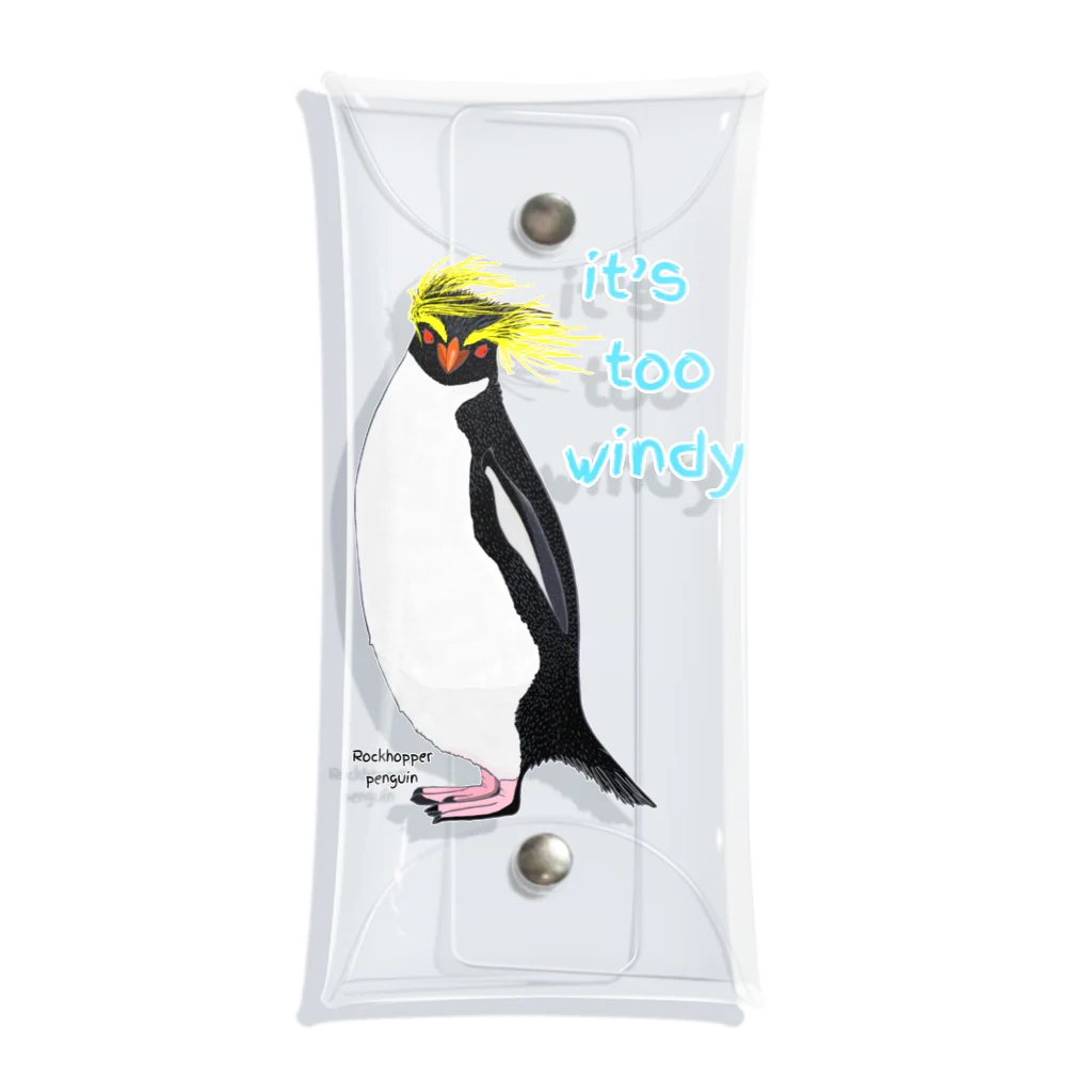 LalaHangeulのRockhopper penguin　(イワトビペンギン) Clear Multipurpose Case