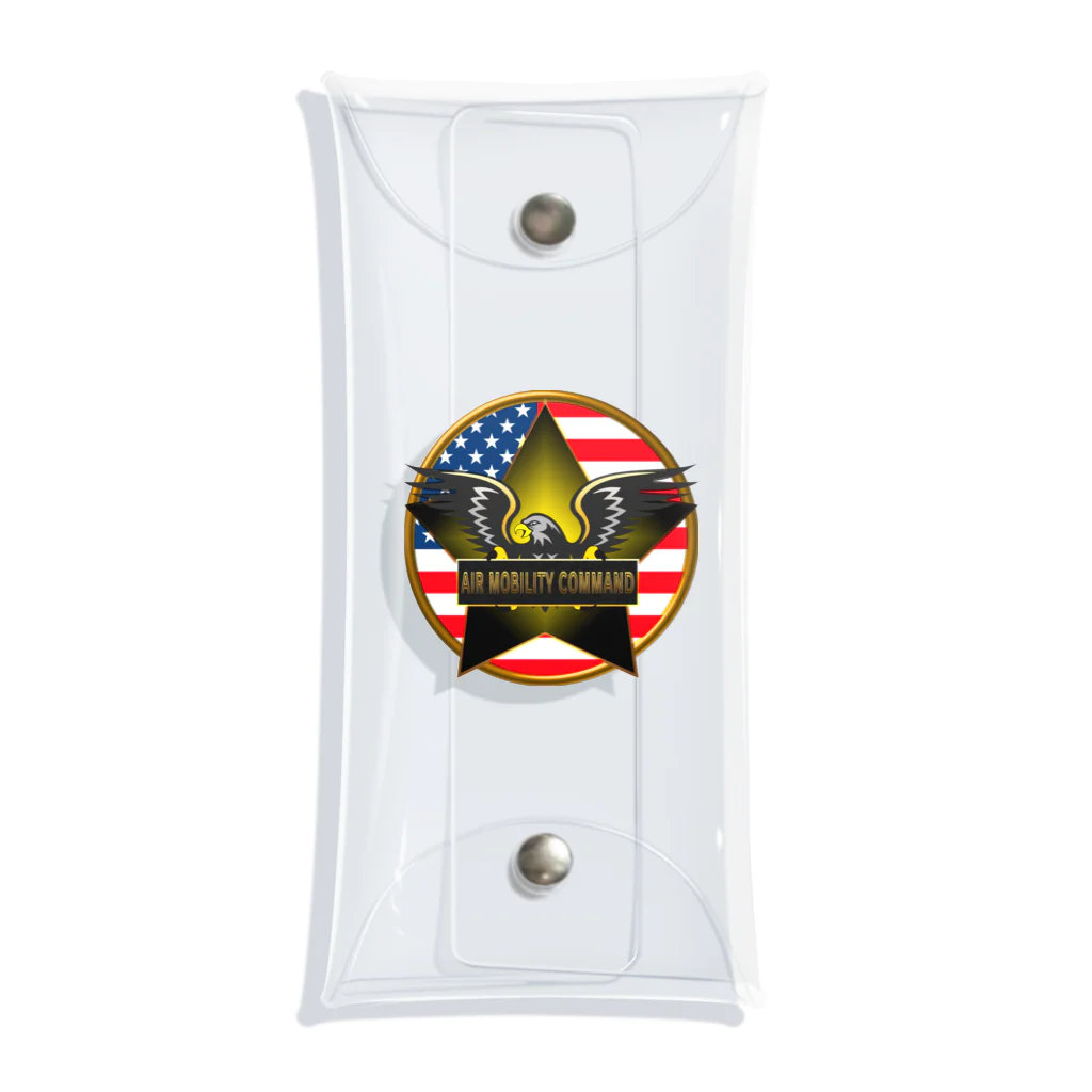 Ａ’ｚｗｏｒｋＳのアメリカンイーグル-AMC-THE STARS AND STRIPES Clear Multipurpose Case