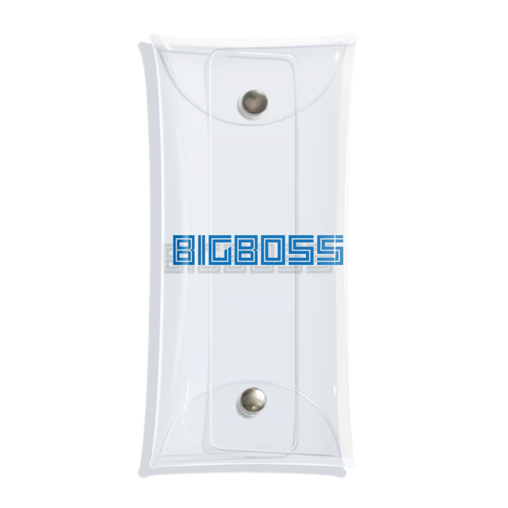 【何字ゃ文字屋】の「BIG BOSS」新ロゴ フォント Clear Multipurpose Case