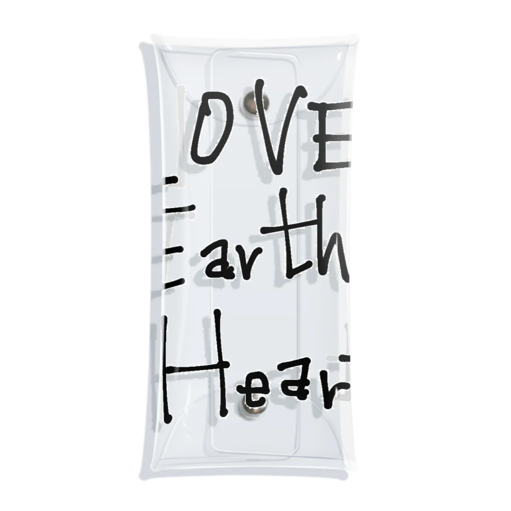 Love Earth Heart project.のLove Earth Heart  Clear Multipurpose Case