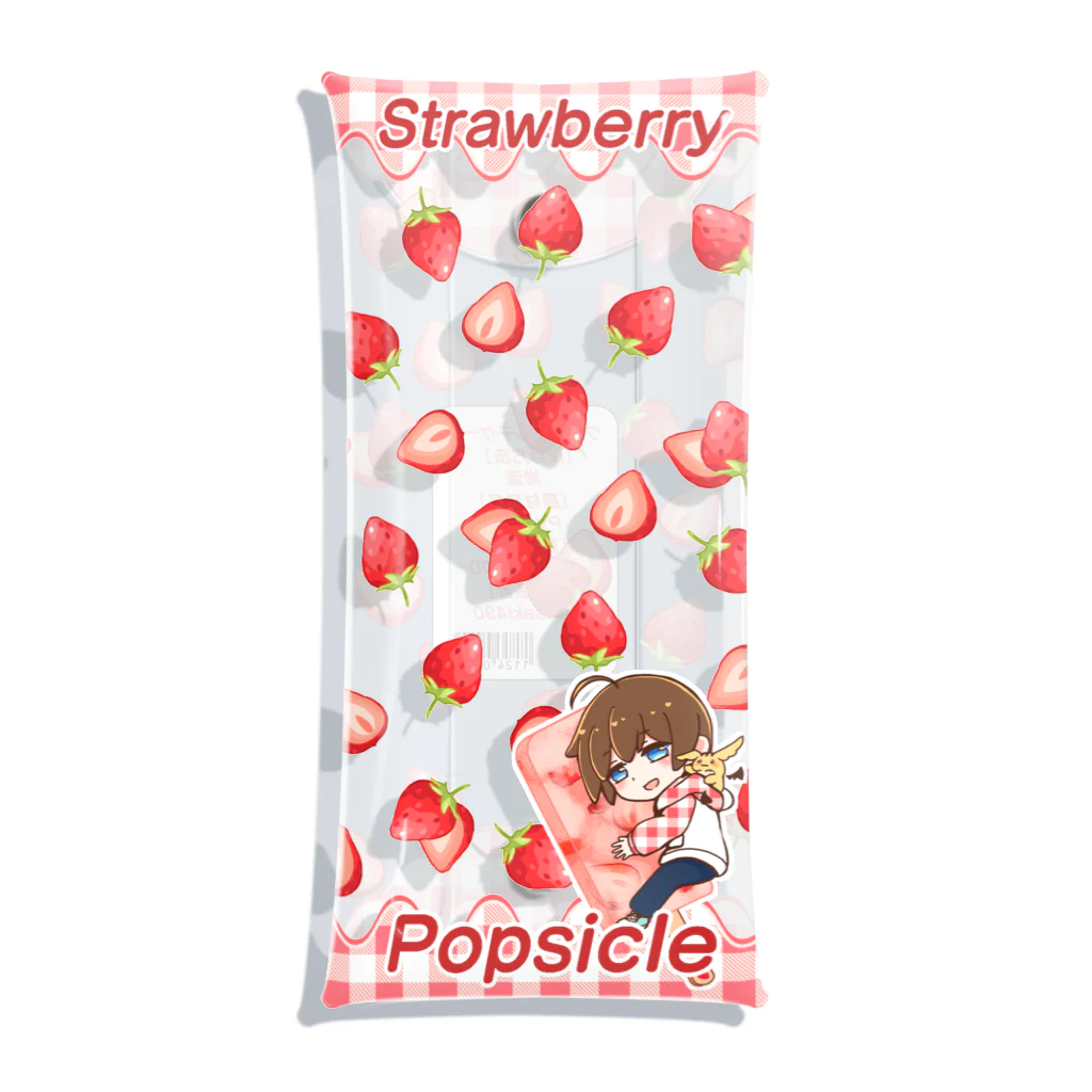 kirisaki490の🍓苺しぐれくん🍓 Clear Multipurpose Case