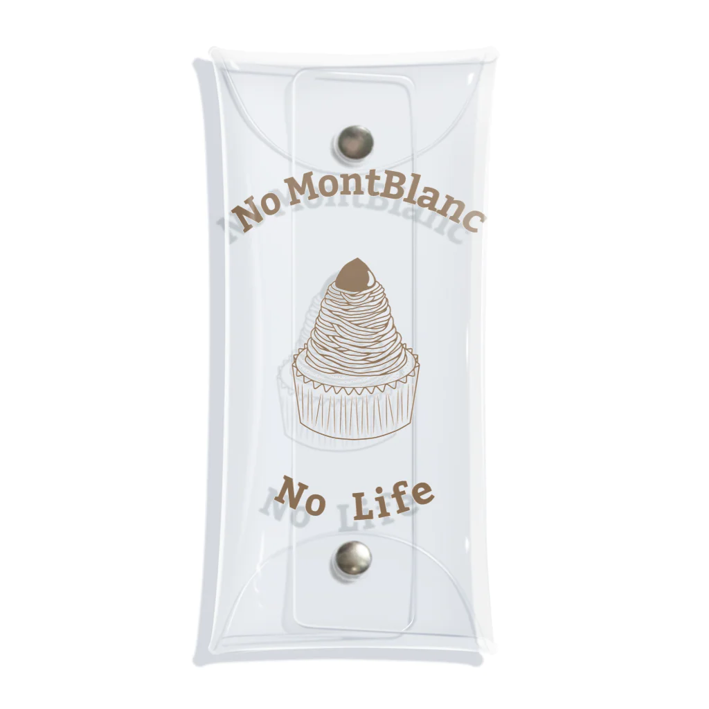 Mrs.Bean/ミセスビーンのNo MontBlanc No Life クリアマルチケース