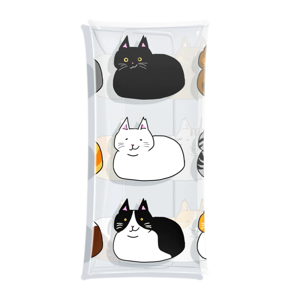 WataMayuroom☆の色んなお猫様達 Clear Multipurpose Case