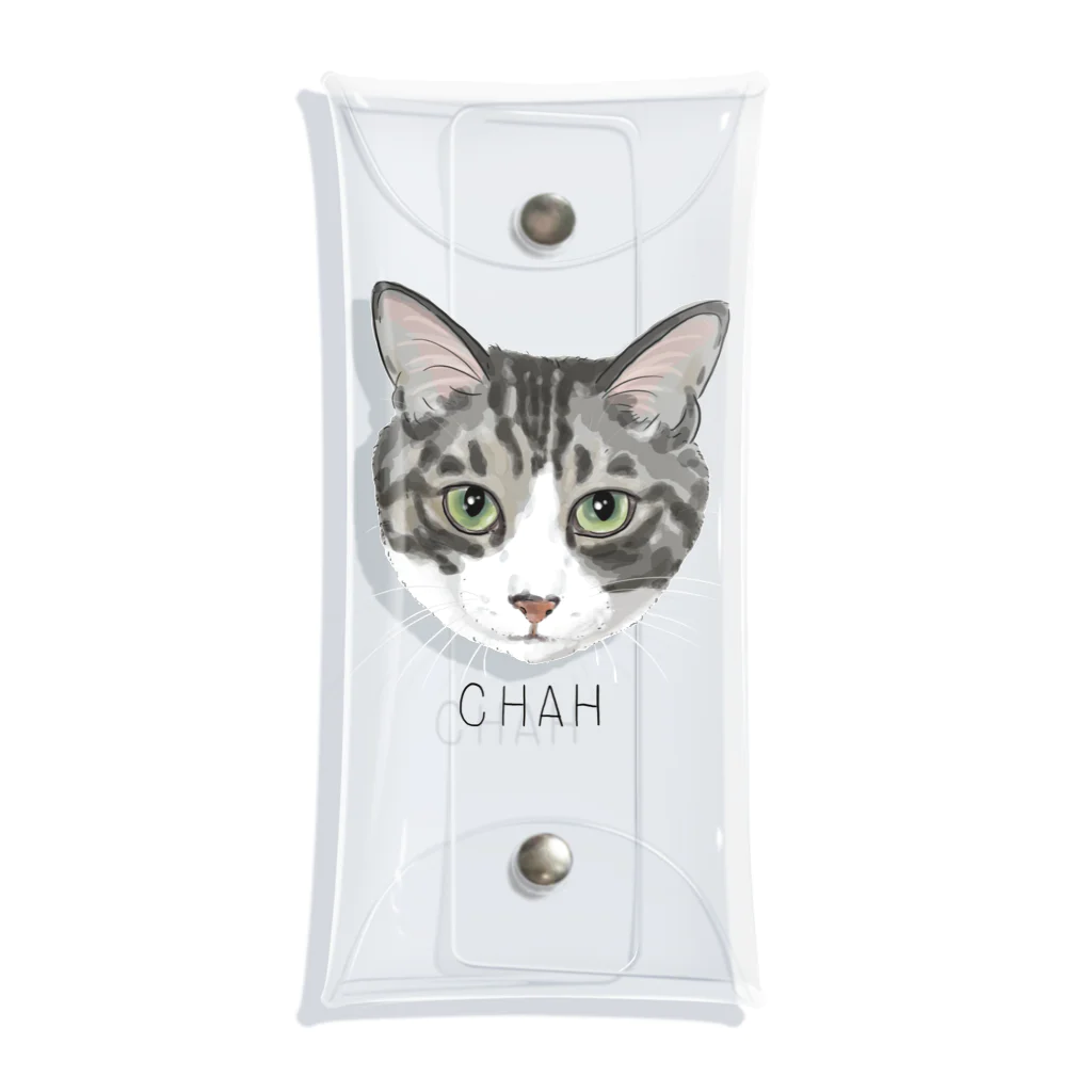 みきぞーん｜保護猫 ミッキー画伯と肉球とおともだちのchah Clear Multipurpose Case