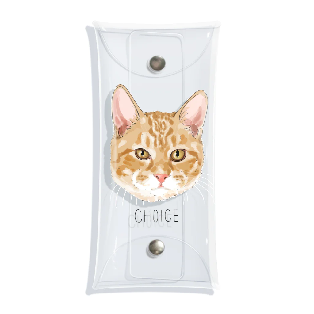 みきぞーん｜保護猫 ミッキー画伯と肉球とおともだちのchoice Clear Multipurpose Case