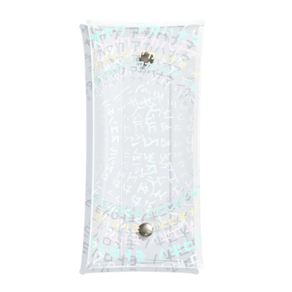 Happy Fun goodsのアワノウタ Clear Multipurpose Case