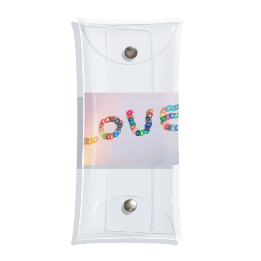 あんこ(みたらしあんこ)のLOVE🧡 Clear Multipurpose Case