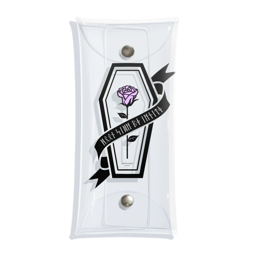 IENITY　/　MOON SIDEの【MOON SIDE】Rose Coffin Ver.2 #Black Purple クリアマルチケース
