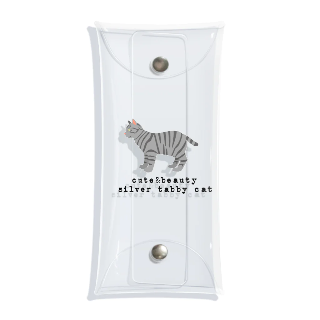 orange_honeyの猫1-7 サバトラ猫 Clear Multipurpose Case