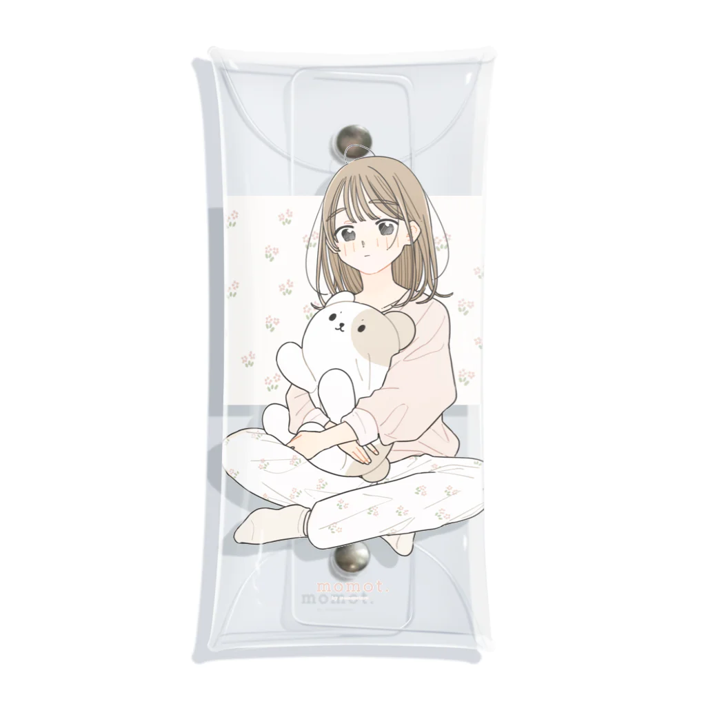 百瀬たろうのだいすきなぬいぐるみ Clear Multipurpose Case