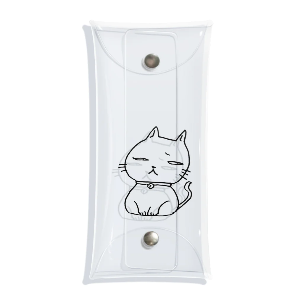 よかのお店のゆこねこ Clear Multipurpose Case