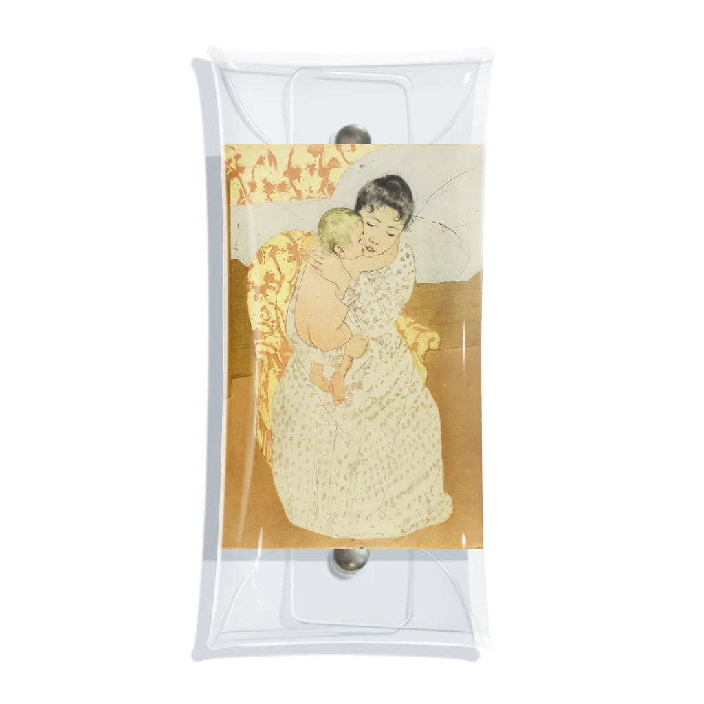 museumshop3の【世界の名画】メアリー・カサット『Maternal Caress』 Clear Multipurpose Case