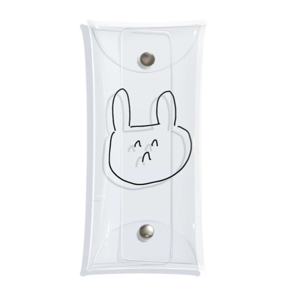 (本家)マヌケ顔のみんなのうさちゃん Clear Multipurpose Case