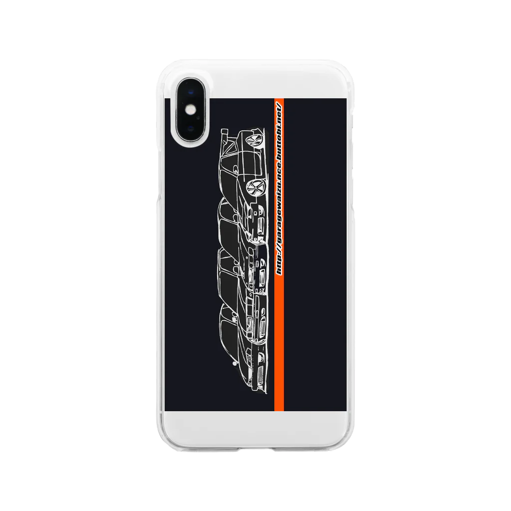 GARAGEわいずのGARAGEわいずドリフトイラスト Clear Smartphone Case