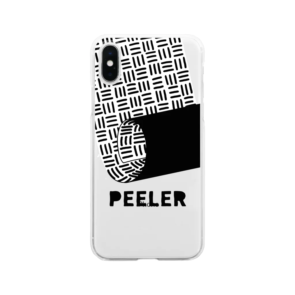 Creative store MのPEELER-07(B) Clear Smartphone Case