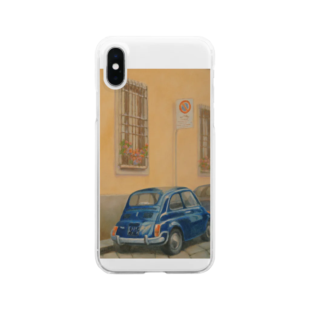 Akiyoのフィレンツェ画房 のイタリア式駐車方法 Clear Smartphone Case