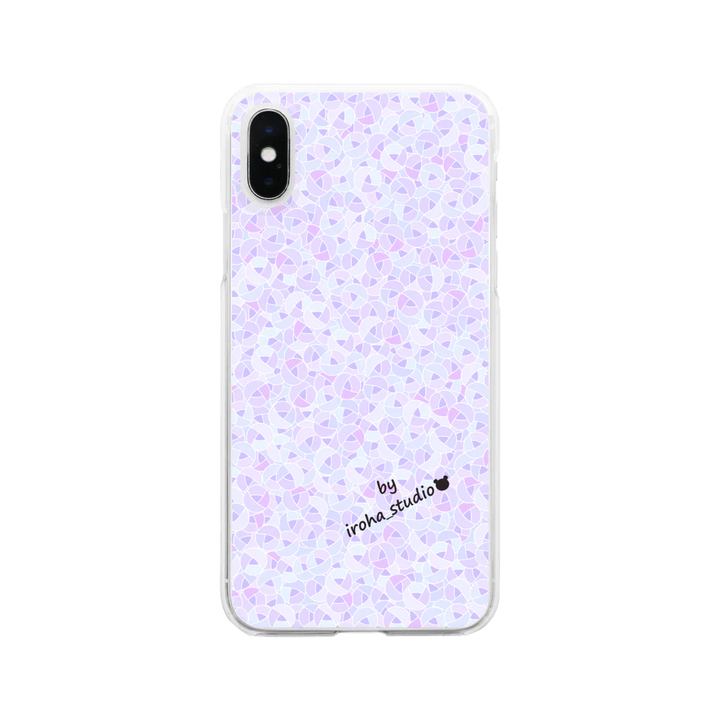 iroha_studioのRose pattern (Elegant) Clear Smartphone Case