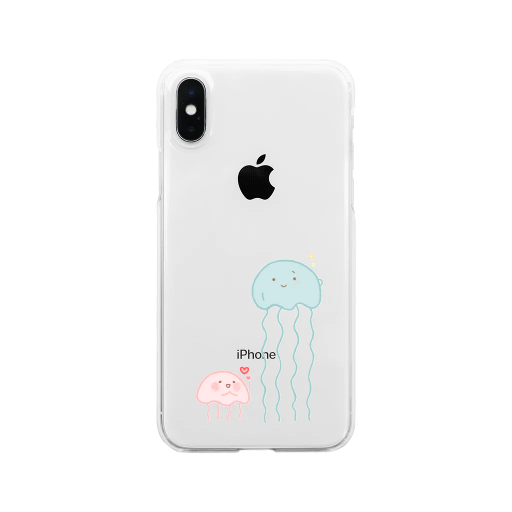 じみ天堂のいけめんのくらまくん Clear Smartphone Case