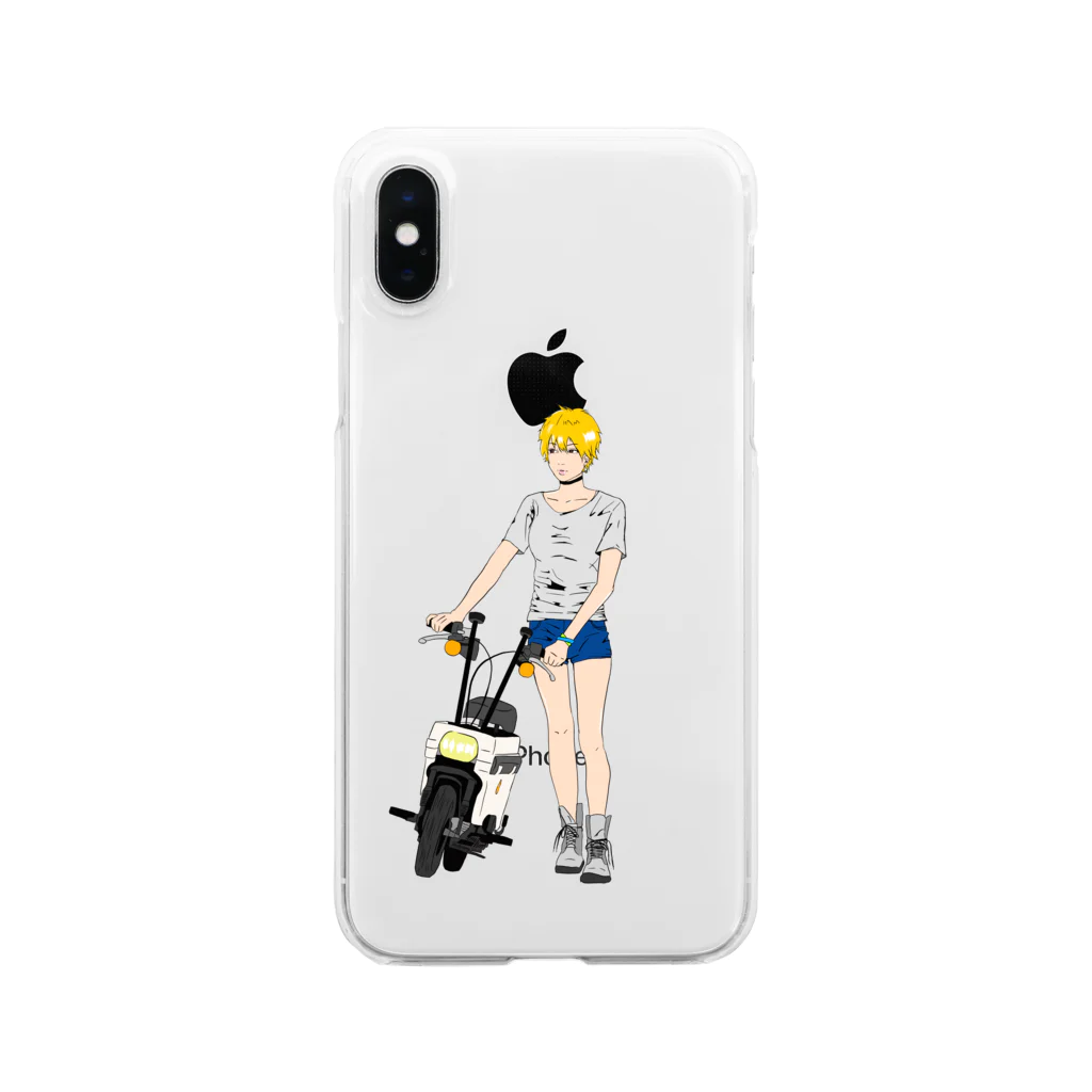 SEVEN COLORS FINAL STOREのななみちゃん(モトコンポ) Clear Smartphone Case