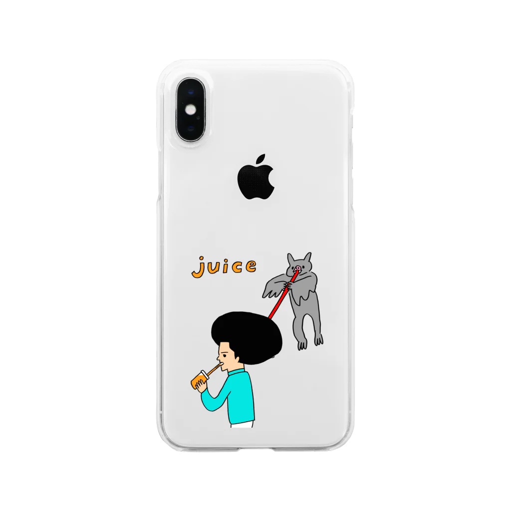 花くまゆうさくのJUICE（ジュース）２ Clear Smartphone Case