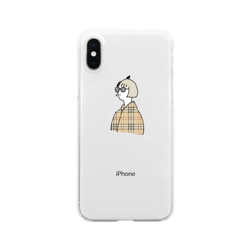 tarouのひまつぶしのとぷがのiphoneケース 투명 스마트폰 케이스