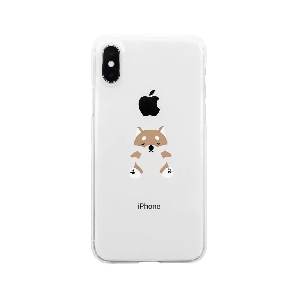 happinessisのshiba Clear Smartphone Case