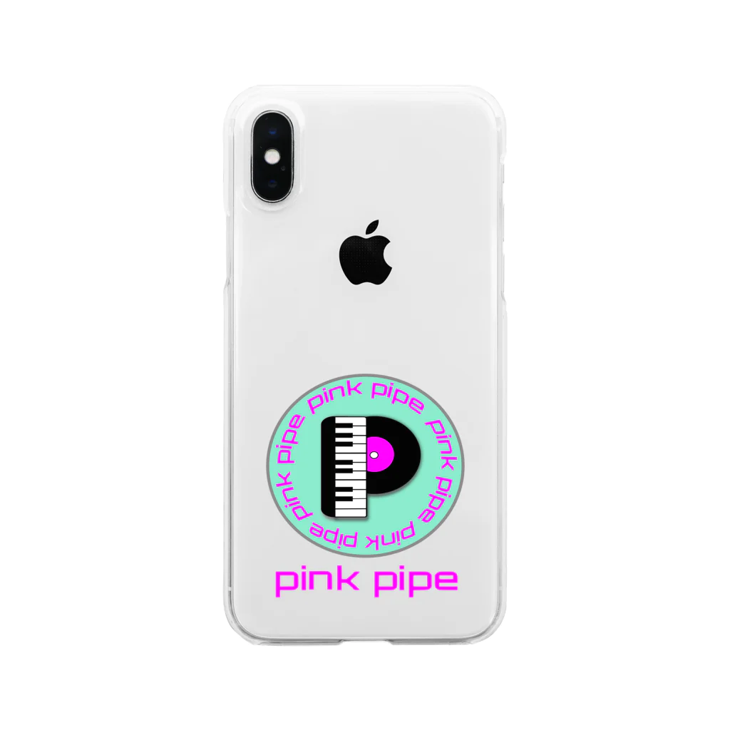 PinkPipeのPinkPipeオリジナルグッズ ピアノレコード クリアスマホケース