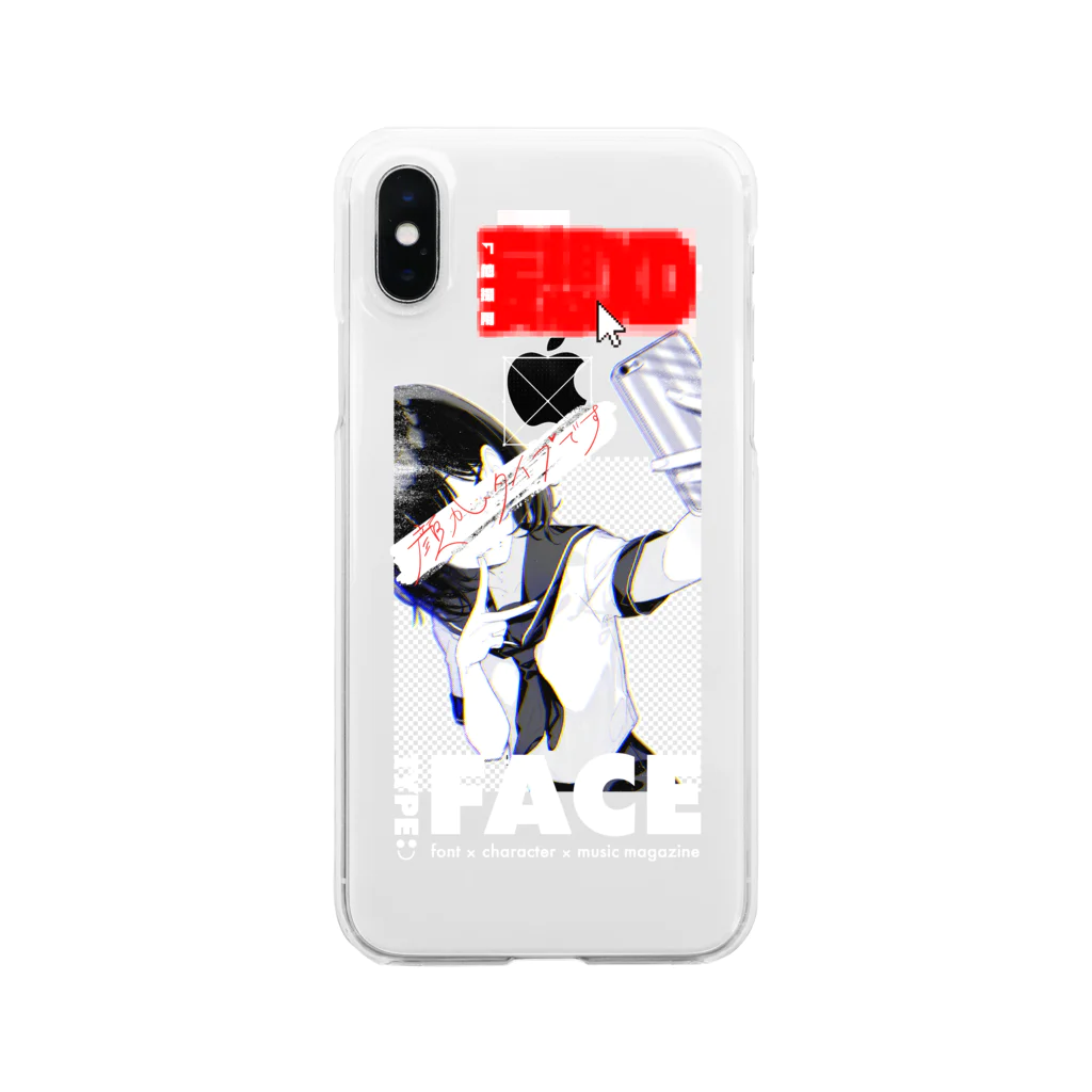 miente GOODe-SIGNのTYPE:)FACE 妄想XD＠★ｚ Clear Smartphone Case