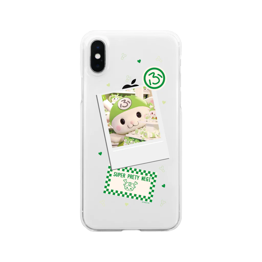 【FUKA FAM!】suzuri店のチェキ入り風(みどり) Clear Smartphone Case