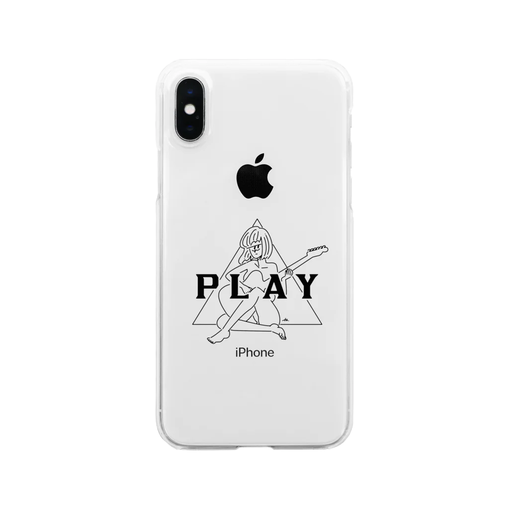 マチダタケルのSUZURIのお店のPLAY GIRL Clear Smartphone Case