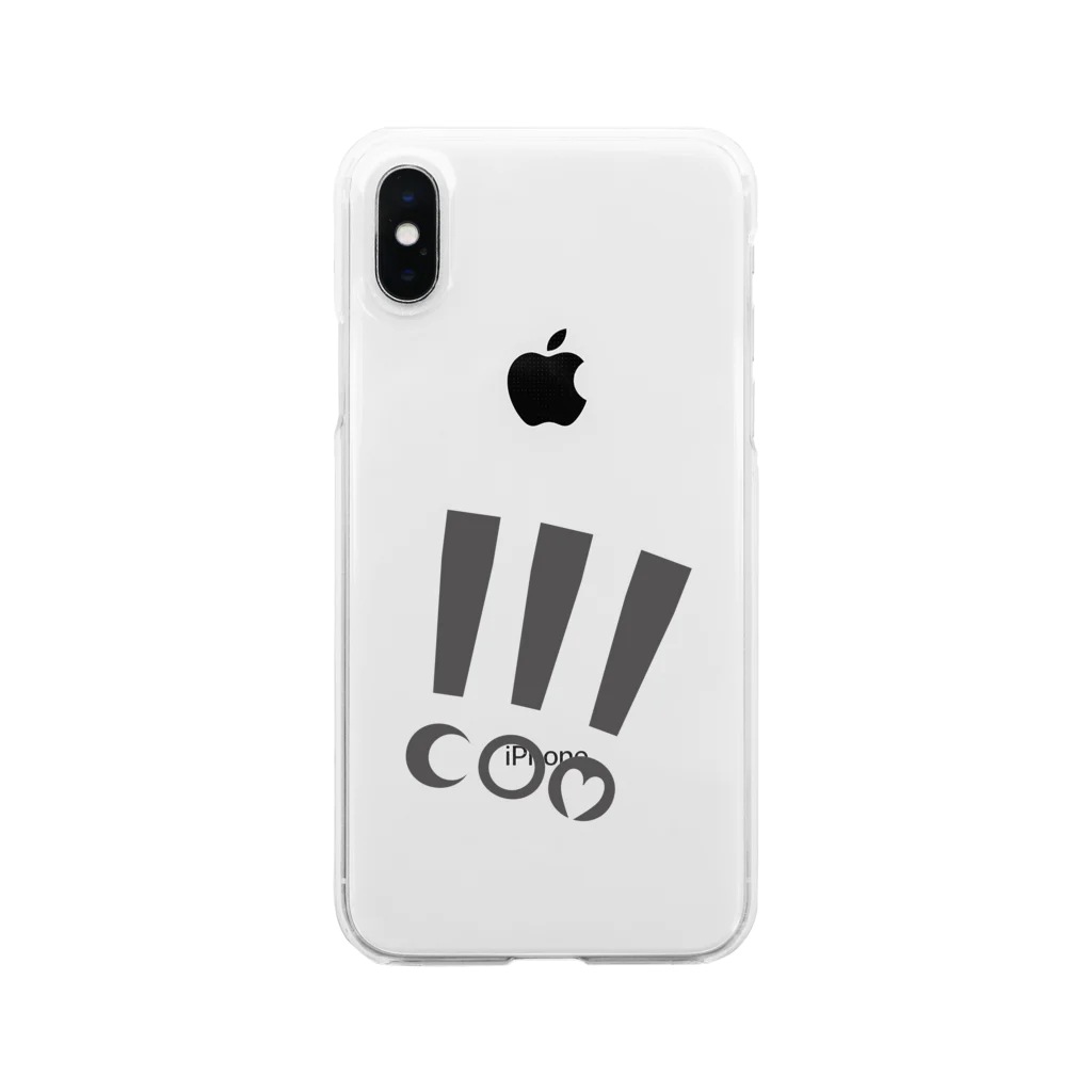 駒田航の超↑筋肉プルプル!!! - 【公式】グッズSHOP - SUZURI店の【CMBK04】COM!!! Clear Smartphone Case