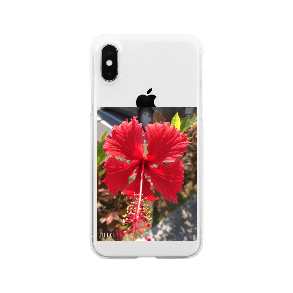 ハイビスカス🌺のハイビスカス Clear Smartphone Case