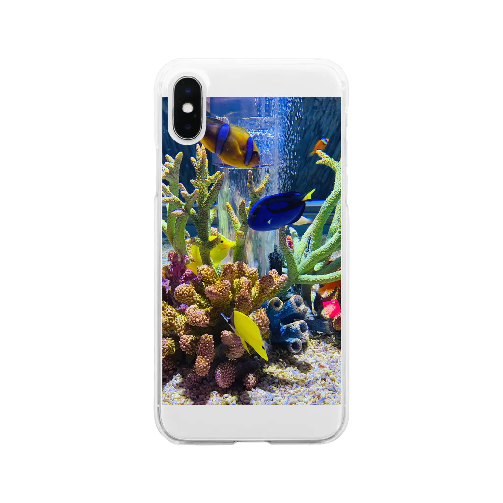 こむぎ子のaquarium Clear Smartphone Case