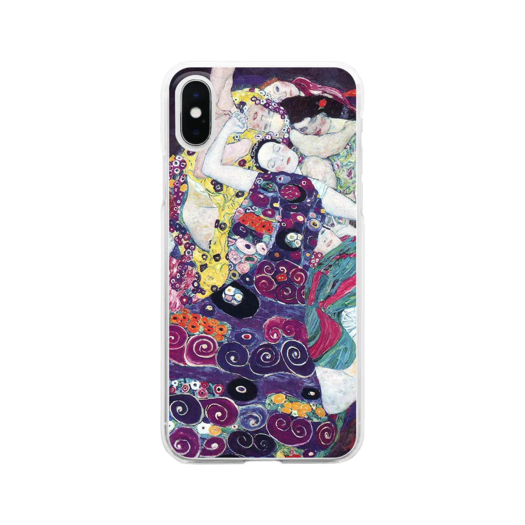 Art Baseのグスタフ・クリムト / 1913 / The Virgin / Gustav Klimt Clear Smartphone Case