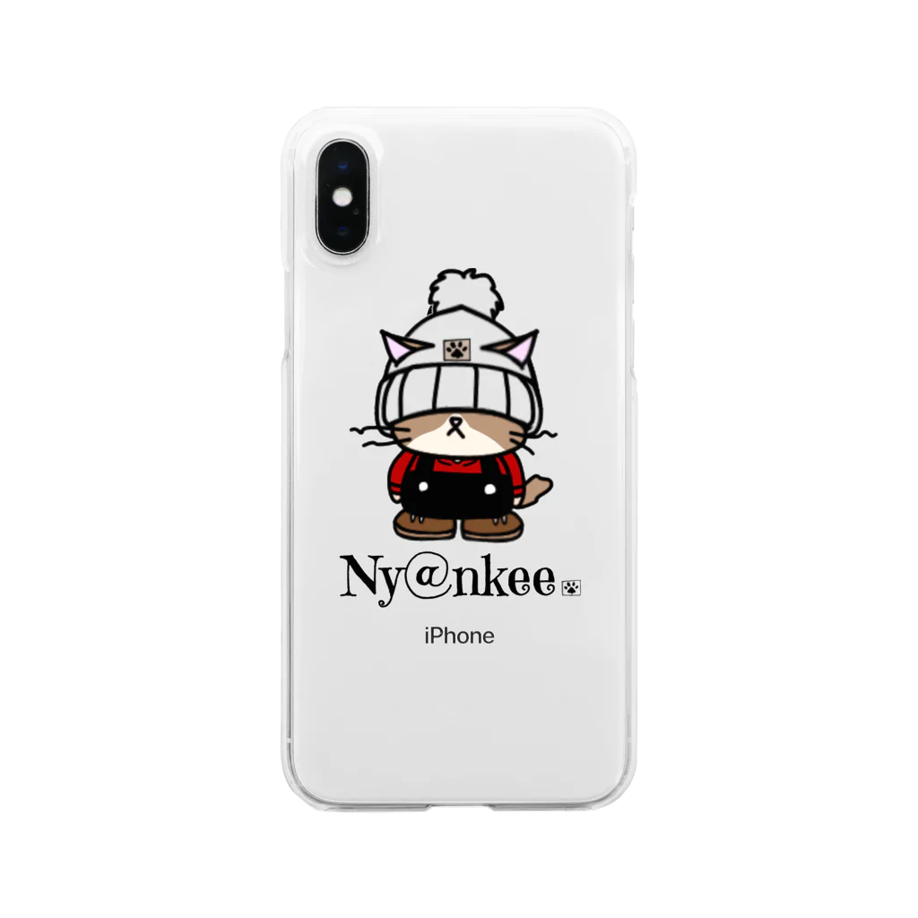 Ny@nkeeのニット帽のあいつ (Ny@nkee) Clear Smartphone Case