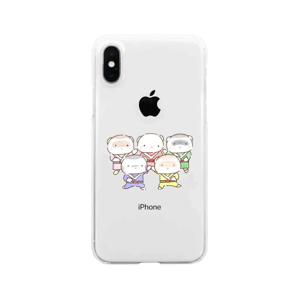 ちょこなすびのおみせのいたち戦隊ふぇれんじゃー Clear Smartphone Case