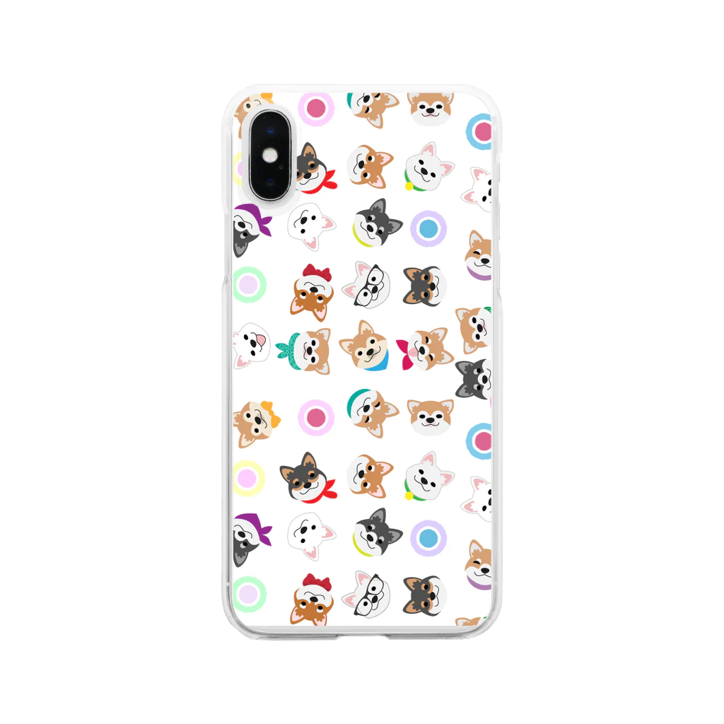 わんわん🐾の柴犬ころころ🐾 Clear Smartphone Case