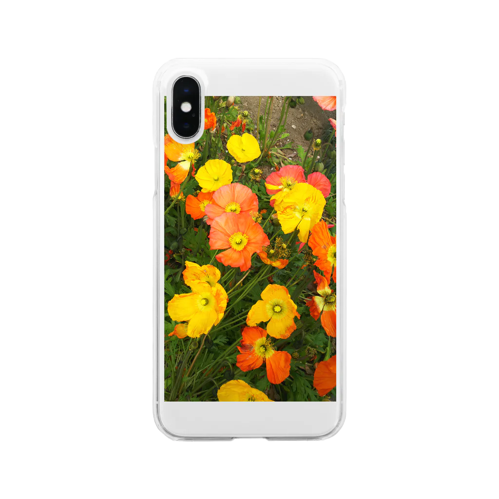 日常家のハッピーFLOWER Clear Smartphone Case