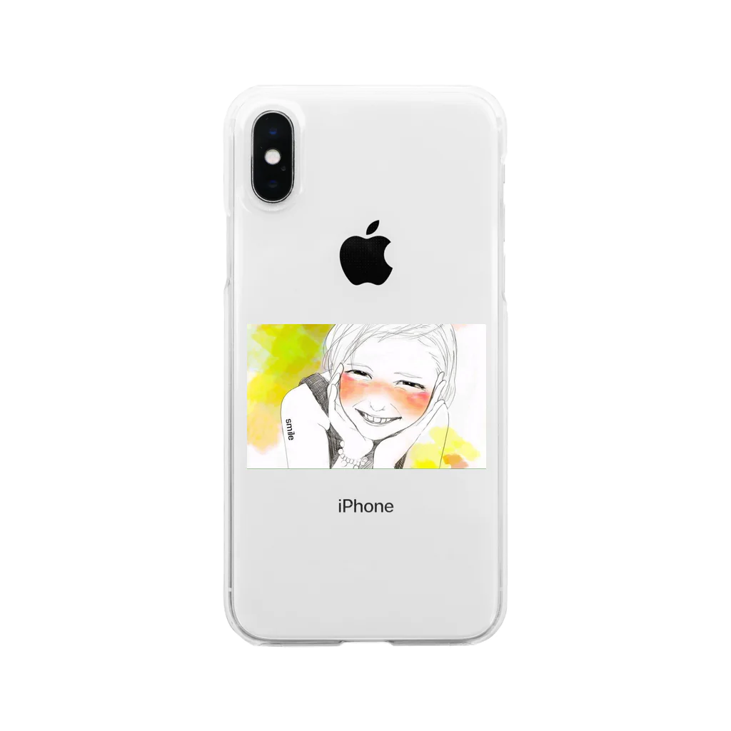 nashikachanのSmile Clear Smartphone Case