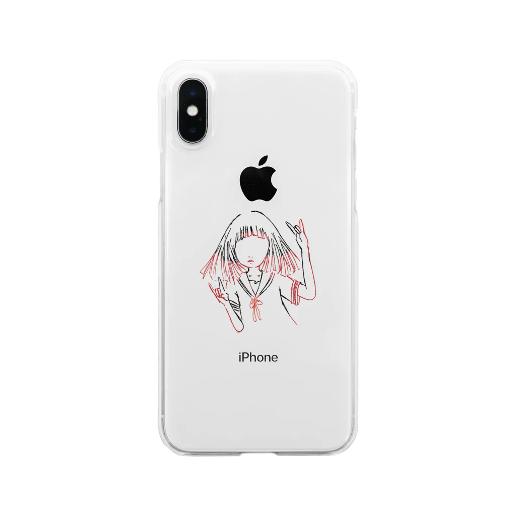 Hideyoshiの女子 Clear Smartphone Case