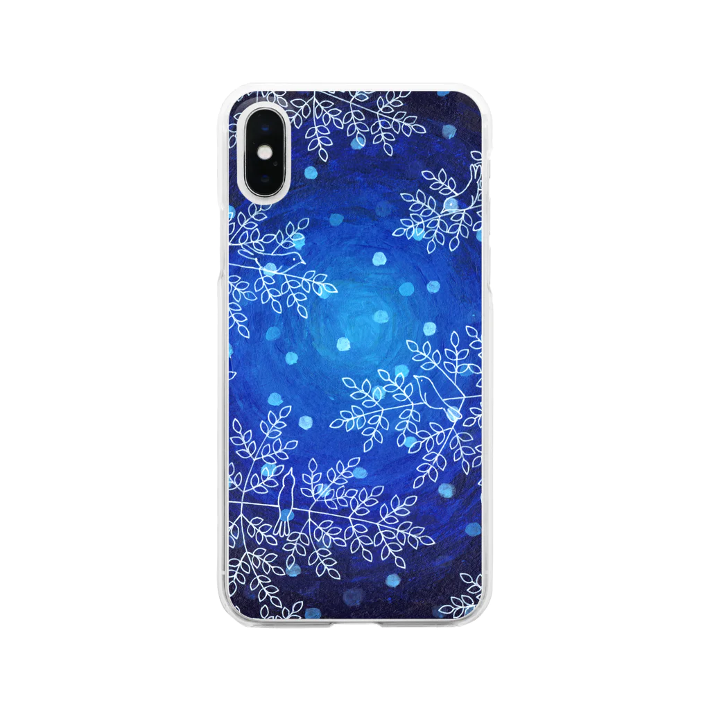 Caoli design shopの雪舞の森 Clear Smartphone Case