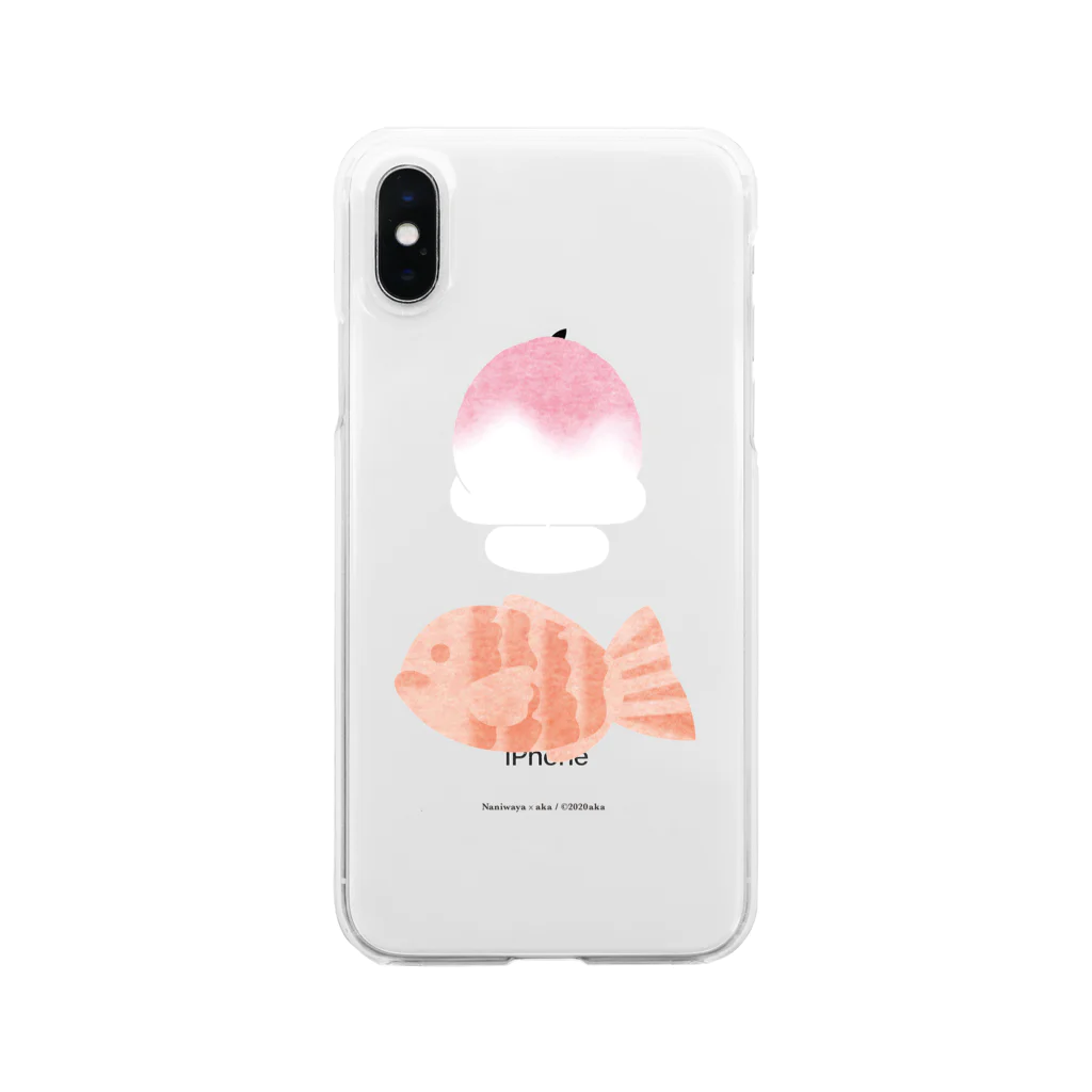 akaの鯛と氷 Clear Smartphone Case