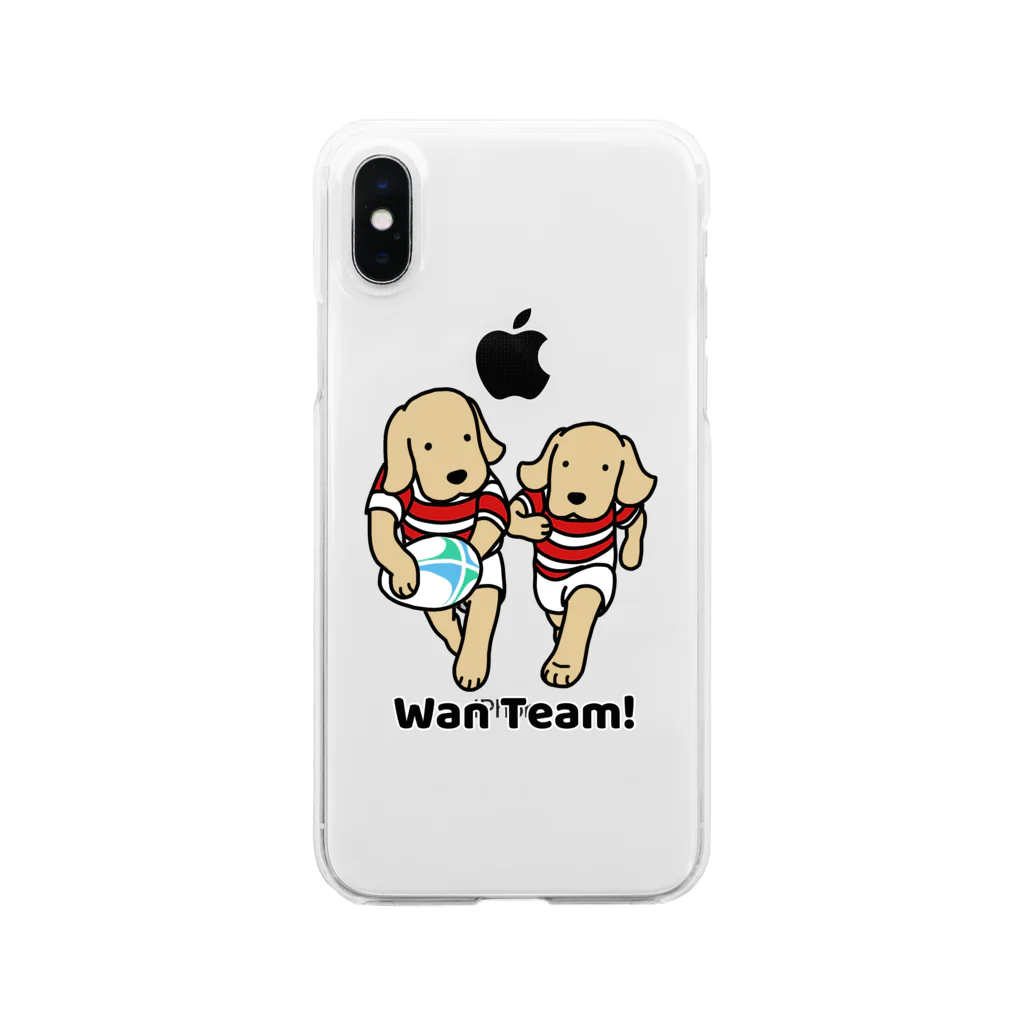 efrinmanのラグビー Wan Team Clear Smartphone Case