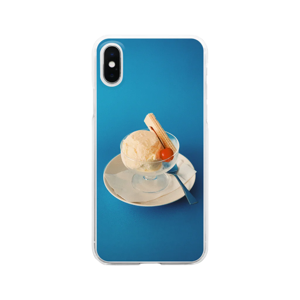 Kensuke Hosoyaのアイスクリーム 투명 스마트폰 케이스