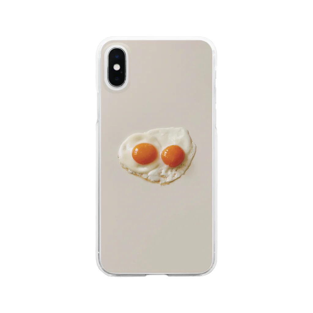 Kensuke Hosoyaの目玉焼き（2個） Clear Smartphone Case