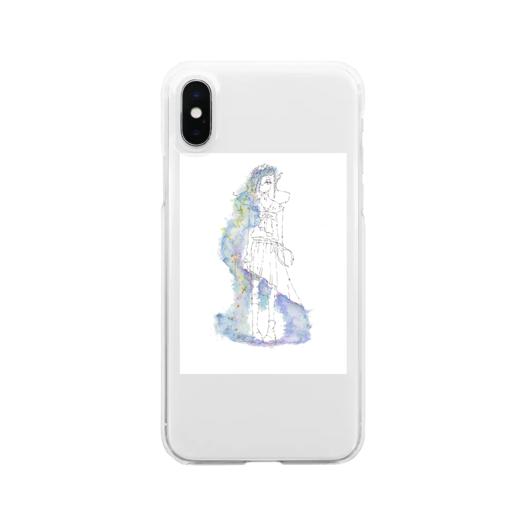 アソビ。のらくがきiPhoneケース Clear Smartphone Case