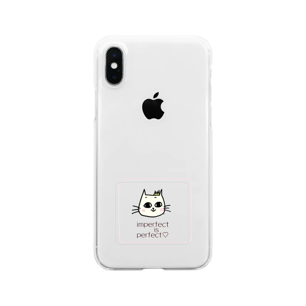 ララミねこ　のララミねこ Clear Smartphone Case