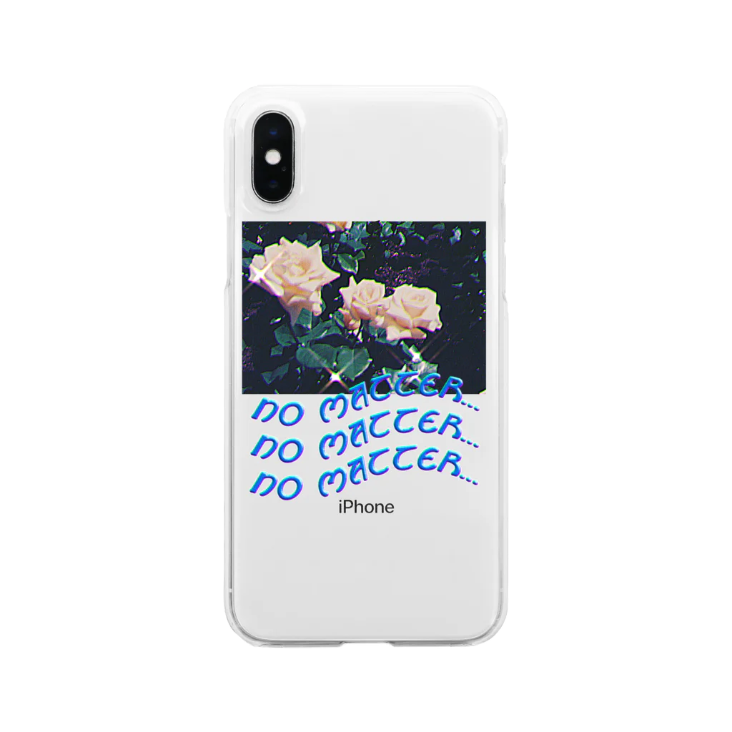 コ八ルのno matter... Clear Smartphone Case