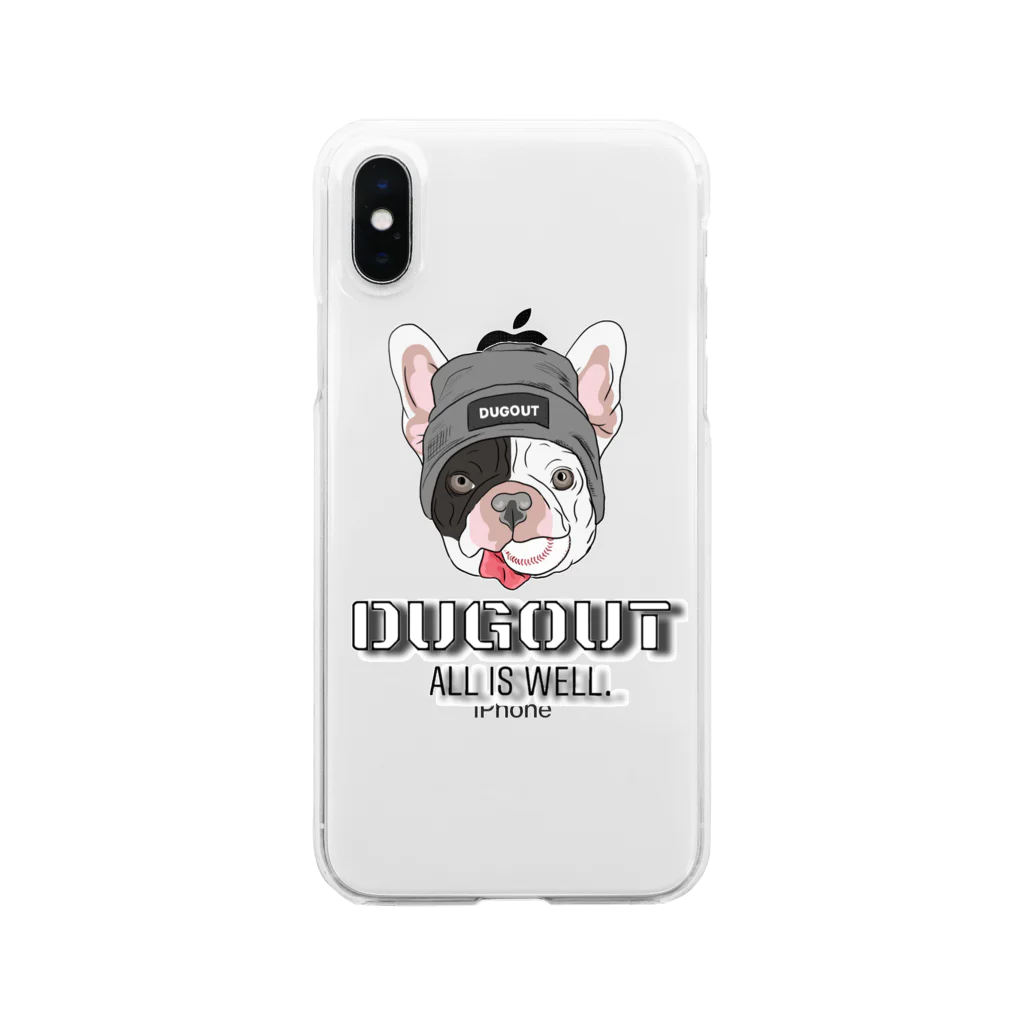 DUGOUTのDぶるbaseballスマホケース Clear Smartphone Case