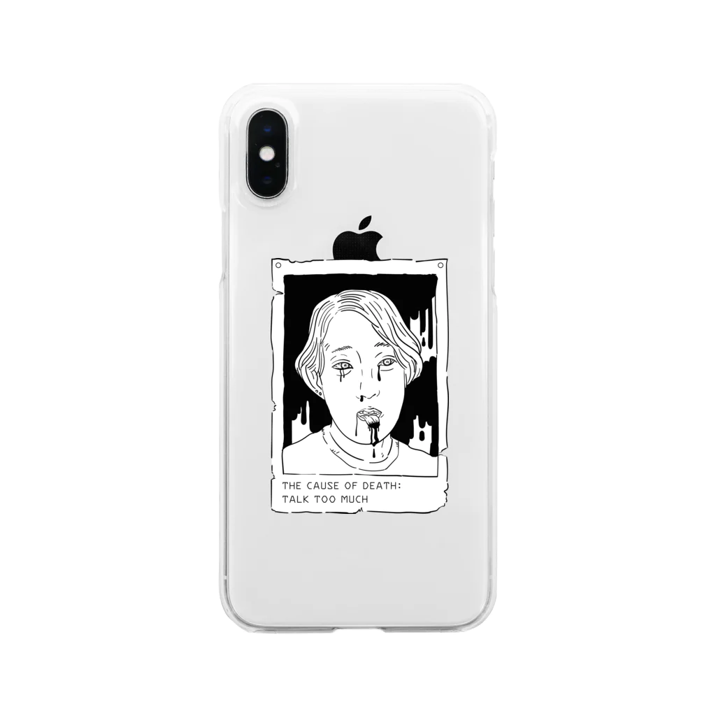 VICTIMSのVICTIM CASE01_BG Clear Smartphone Case